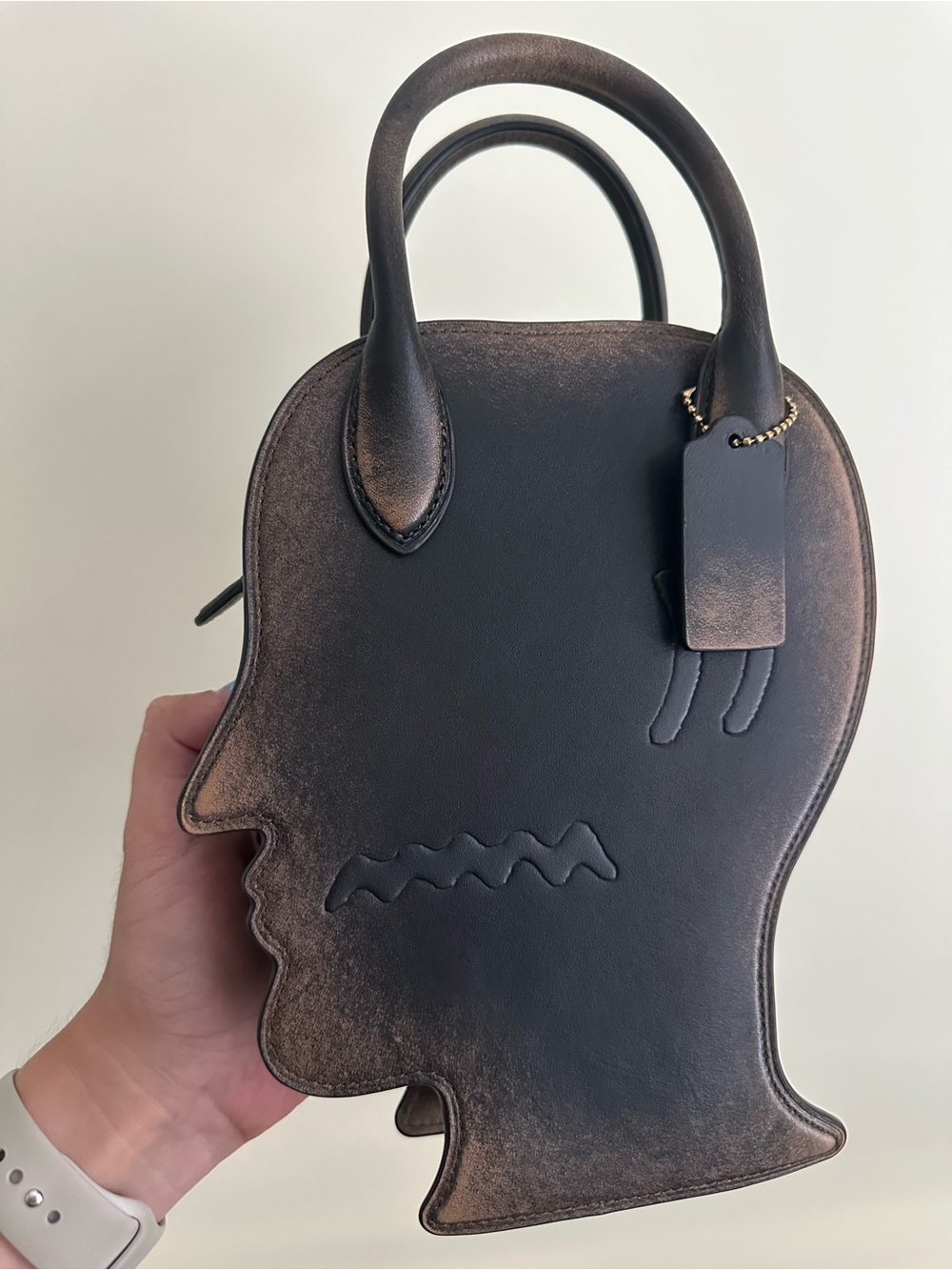 Coach Brain Dead head bag loved leather